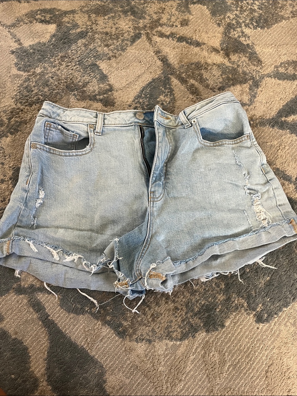 wild fable Light Wash Distressed Denim Shorts